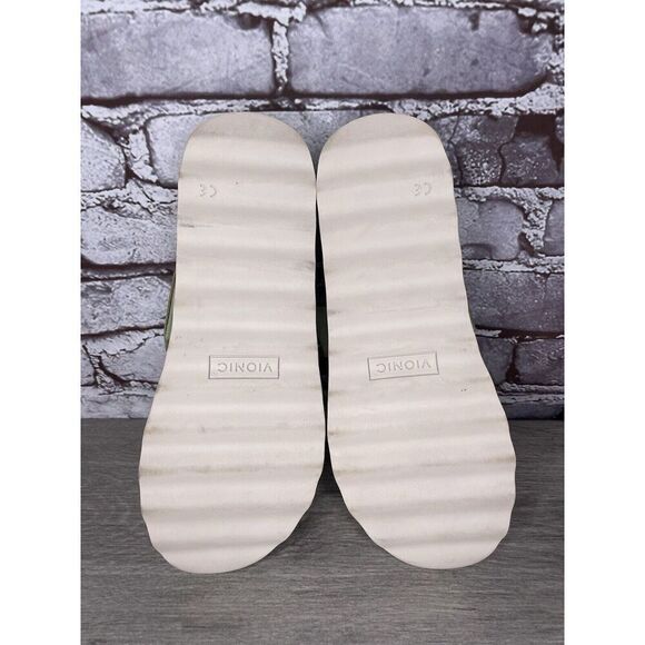 Vionic Brandie Mint Green Double Strap Slide Vegan Sandals Women’s Sz 8M US/39EU - Picture 6 of 16